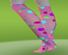 *MF*bubble gum dot socks