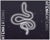 ❄ Neon White snake