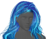 Blue Carly Hair