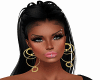 ^F^Earrings Gold