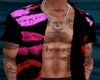 Shirt Kiss + Chain+Tatts