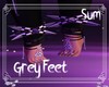 Grey Valknut Feet