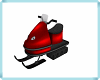 MAU/ ANIM RED SNOWMOBILE