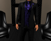 Black Suit Purple