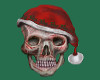 Santa Skull Sticker