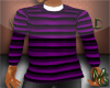 :Striped Purple sweater
