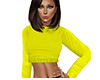 Yellow Ruffle Crop F