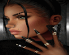 Black Nails+Rings