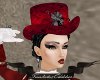 Victorian red hat