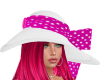 Summer Pink Dots Hat