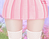 w. Pink Skirt + Socks M