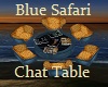 Blue Safari Chat Table
