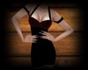 T; black spiked dress
