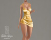 Golden Satin Dress
