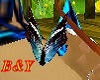 Butterfly blue animated