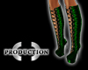CC Hot Green lace Boots