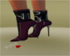 Ankle boots Purple