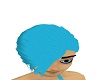 light blue emo hair