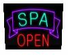 SPA OPEN SIGN