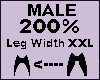 Leg Thigh Scaler 200% XX