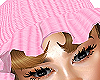 pink  knit hat hair