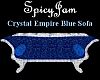 Crystal Empire Blue Sofa