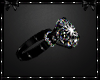 Gothic Blk Diamond Ring