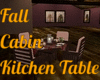 Fall Kitchen Table