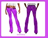 Purple Ladies Jeans