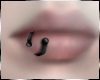 snakebit piercing lips