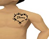Dawn chest tattoo