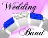 Blue Diam Wedding Band