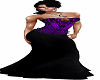 black lavender gown