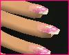 Pink Ribbon Nails