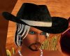 cowboy hat &hair