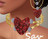 Blood Red Heart Jewels