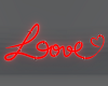 Love Sign Neon Red