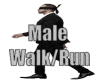 Male Walk-Run