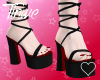 T♥ Vday Heels Black