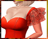 Orange Red Abbey Dress