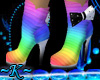 ~K~ Rainbow Bow Boots