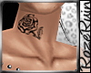 R| Neck Tattoo Rose