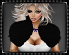 Winter Fur Wrap Blue Bow