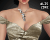 [AZ] Afrodita Gold dress