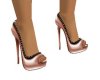 chaussure marron diamant