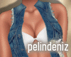 [P] Aura denim vest