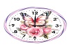 ANIMATED BUTTERFLY CLOCK
