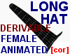 [cor] female hat animate
