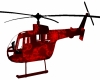 red flare helicopter