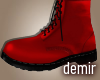 [D] Red boots